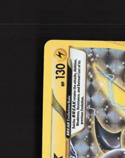 Raichu BREAK 50/162 BREAKthrough Full Art Ultra Rare Holo Pokemon Card LP - Image 3