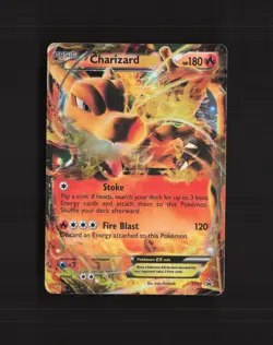 Charizard EX XY29 XY Promos Black Star Promo Holo Pokemon Card DMG - Image 1
