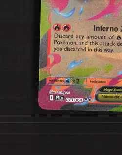 Mega Charizard X ex 013/094 Phantasmal Flames Ultra Rare Holo Pokemon Card NM - Image 5