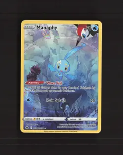 Manaphy GG06/GG70 Crown Zenith Galarian Gallery Full Art Pokemon Card NM - Image 1
