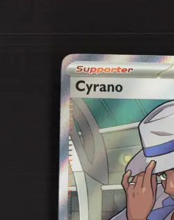 Cyrano 230/191 Surging Sparks Full Art Ultra Rare Holo Pokemon Card NM - Image 3