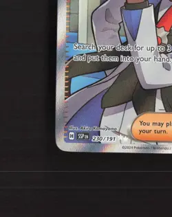 Cyrano 230/191 Surging Sparks Full Art Ultra Rare Holo Pokemon Card NM - Image 5