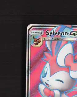 Sylveon GX 140/145 Guardians Rising Full Art Ultra Rare Holo Pokemon Card LP - Image 3
