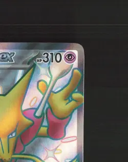 Alakazam ex 215/091 Paldean Fates Full Art Shiny Ultra Rare Holo Pokemon Card NM - Image 4