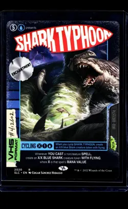 2022 MTG Magic The Gathering SLC Secret Lair 30th Anniversary 2020 Shark Typhoon - Image 1