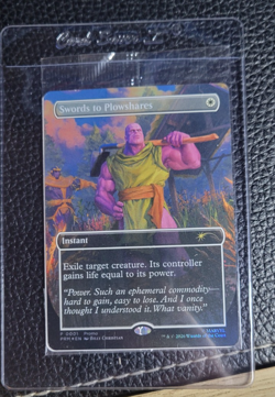 Magic the Gathering MTG Swords to Plowshares Foil PSA Magazine Promo Sealed NEW - Image 1