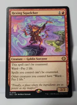MtG Hexing Squelcher ECL 2026 Wizards Rare Red Creature English - Image 1