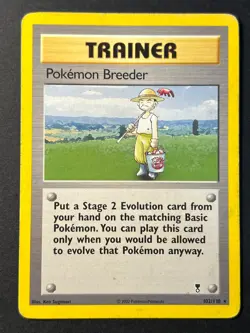 Pokemon Breeder 102/110 Legendary Collection Rare - Pokemon Card MP - Image 1