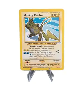 Carte Pokemon Shining Raichu 111/105 Wizard Card Neo Destiny Vintage ENG ♡ - Image 1