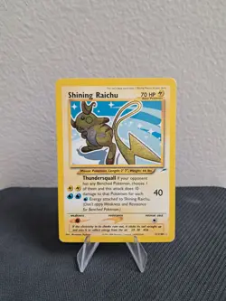 Carte Pokemon Shining Raichu 111/105 Wizard Card Neo Destiny Vintage ENG ♡ - Image 2
