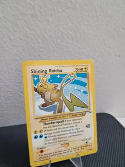 Carte Pokemon Shining Raichu 111/105 Wizard Card Neo Destiny Vintage ENG ♡ - Image 4