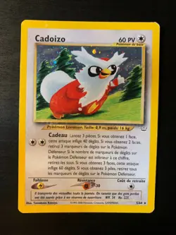Carte Pokemon : Cadoizo 5/64 Neo Revelation Wizards Francaise - Image 1