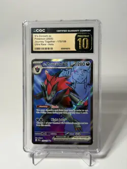 Pokemon (CGC 10 PRISTINE) Ns Zoroark Ex 175 Journey Together Englisch vgl PSA 10 - Image 1
