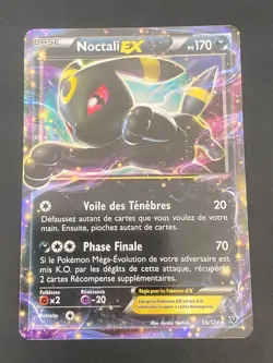 CARTE POKEMON NOCTALI EX 55/124 FR ULTRA RARE XY IMPACT DES DESTINS - NM+ - Image 1