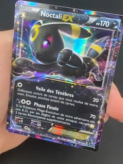 CARTE POKEMON NOCTALI EX 55/124 FR ULTRA RARE XY IMPACT DES DESTINS - NM+ - Image 2