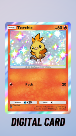 Torchic Shiny Pulsing Aura Pokemon TCG Pocket 1 Star ⭐ (English) - Image 1