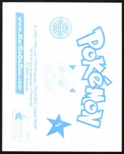 Carte Pokemon Logo 1 Holo Sticker Merlin Serie 2 Francais - Image 2