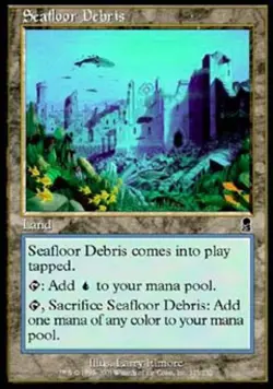 Seafloor Debris - Medium Play MTG Odyssey - Image 1