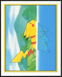 Carte Pokemon Pikachu 70 Sticker Merlin Serie 2 Francais - Image 1