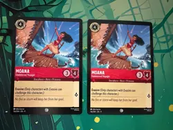 Disney Lorcana Fabled - x2 Moana, Undeterred Voyager - 116/204 - Image 1