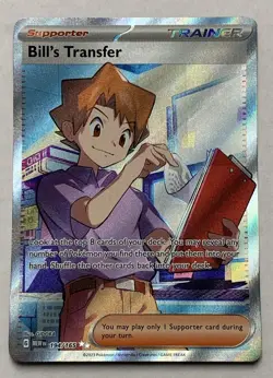 Pokemon Scarlet & Violet 151 Bill’s Transfer 194/165 Full Art Ultra Rare NM - Image 1