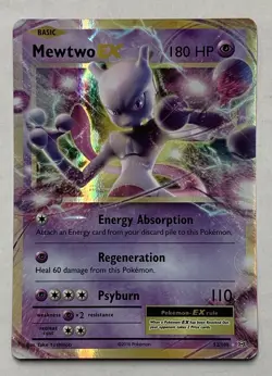 Pokemon XY Evolutions Mewtwo EX 52/108 Ultra Rare NM - Image 1