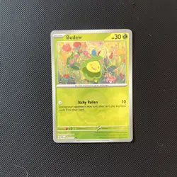 Pokemon TCG Budew (Poke Ball Pattern) 004/131 Prismatic Evolutions Holo NM - Image 1
