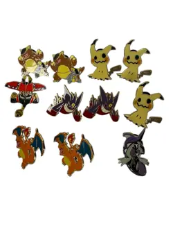 Pokemon Pin Lot Of 11 Mimikyu Mega Gengar Charizard Tapu New Collectible - Image 2