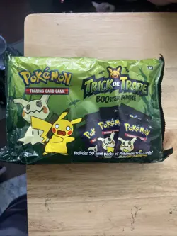 (2023) Pokemon TCG Trick Or Trade Booster Bundle 50 Mini Packs New - Image 1