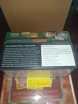 Pokemon 2021 Evolving Skies Build & Battle Stadium Box Sealed - Image 3