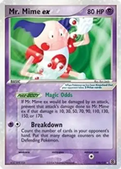 Mr. Mime ex (#110/112) - Holofoil EX - FireRed & LeafGreen LP Pokemon - Image 1