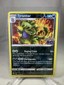 Tyranitar 043/078 Reverse Holo Pokemon TCG: Pokemon GO - Image 1
