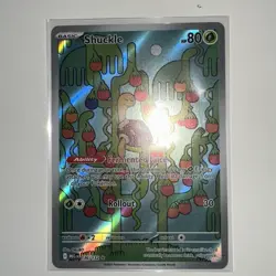 2025 Pokemon Mega Evolution Shuckle #136 Near Mint 2025 Illustration Rare - Image 2