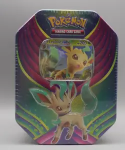 Pokemon Evolution Celebration Tin Leafeon GX Celestial Storm (CES) NEW SEALED - Image 1