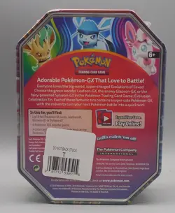 Pokemon Evolution Celebration Tin Leafeon GX Celestial Storm (CES) NEW SEALED - Image 3