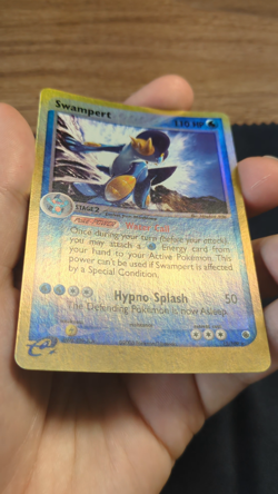 Pokemon TCG Swampert 13/109 Ruby and Sapphire Reverse Holo, VIntage, NM! - Image 2