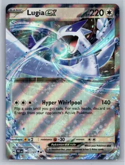 Lugia ex 082/131 Double Rare Prismatic Evolutions Pokemon Holo Near Mint - Image 1