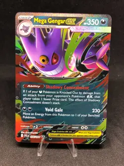 Pokemon TCG Mega Gengar Ex 056/194 Phantasmal Flames Double Rare Holo NM - Image 1