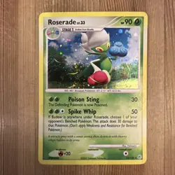Pokemon TCG - Roserade 13/130 Holo Rare - 2007 Diamond & Pearl - LP - Image 1