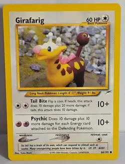 Girafarig Neo Destiny 66 Regular Unlimited Common Pokemon TCG - Image 1