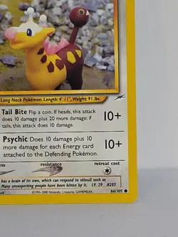 Girafarig Neo Destiny 66 Regular Unlimited Common Pokemon TCG - Image 5
