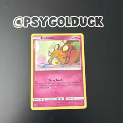 Pokemon TCG Dedenne Lost Thunder 142/214 Regular Uncommon B16 - Image 1