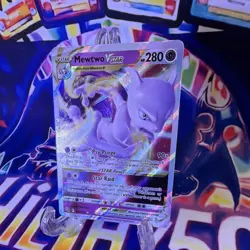 Pokemon Mewtwo VSTAR 031/078 Pokemon GO Ultra Rare Holo English 2022 - Image 1