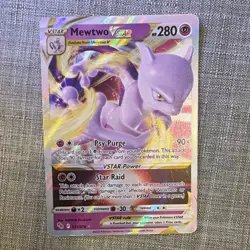 Pokemon Mewtwo VSTAR 031/078 Pokemon GO Ultra Rare Holo English 2022 - Image 3