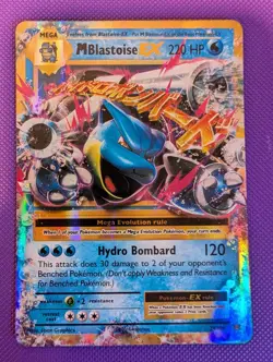 Pokemon M Blastoise EX 22/108 Evolutions Holo - NM Pack Fresh - Image 1