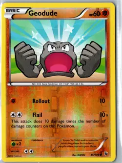 Geodude 45/106 XY - Flashfire Pokemon TCG MP - Image 1