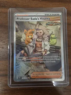 Pokemon Professor Sada's Vitality 256/182 SV04 Paradox Rift Illustration Rare H… - Image 1