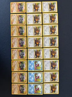 88x Pokemon TCG Jungle Unlimited 1999 WOTC English Uncommons - Image 5