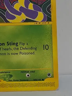 Ekans 108/165 Expedition Base Set Regular - Pokemon TCG Card MP-LP - Image 5