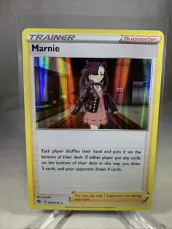 POKEMON MARNIE HOLO 56/73 CHAMPIONS PATH PACK FRESH MINT - Image 1